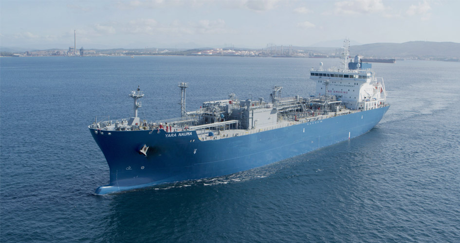 Yara Nauma sailing to Port of Algeciras