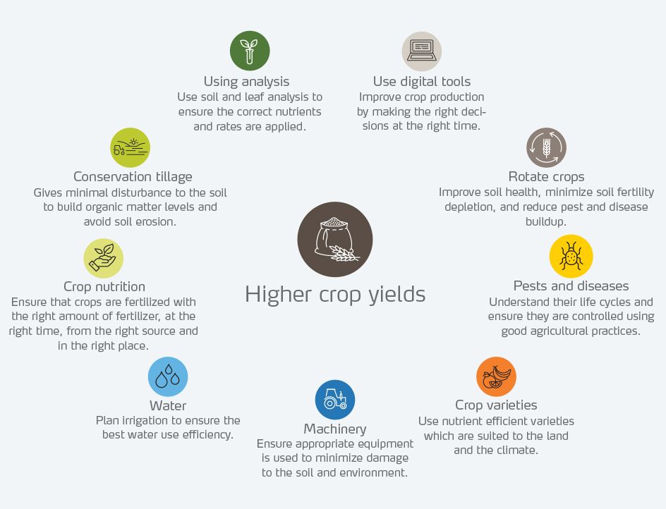 9 ways to achieve higher crop yields