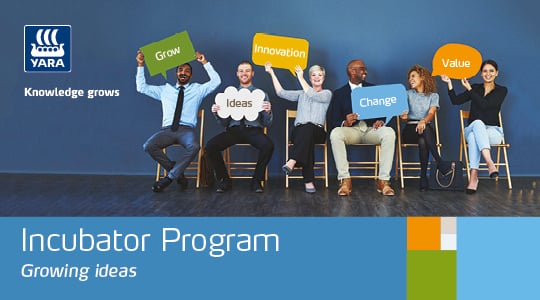 Yara Incubator Program banner