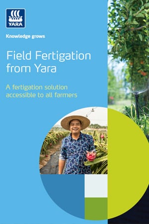 Field fertigation brochure cover