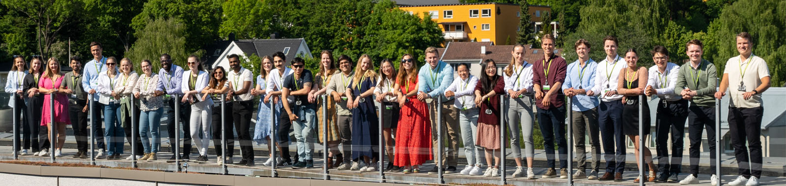 Summer interns at the Yara Headquarters in Oslo