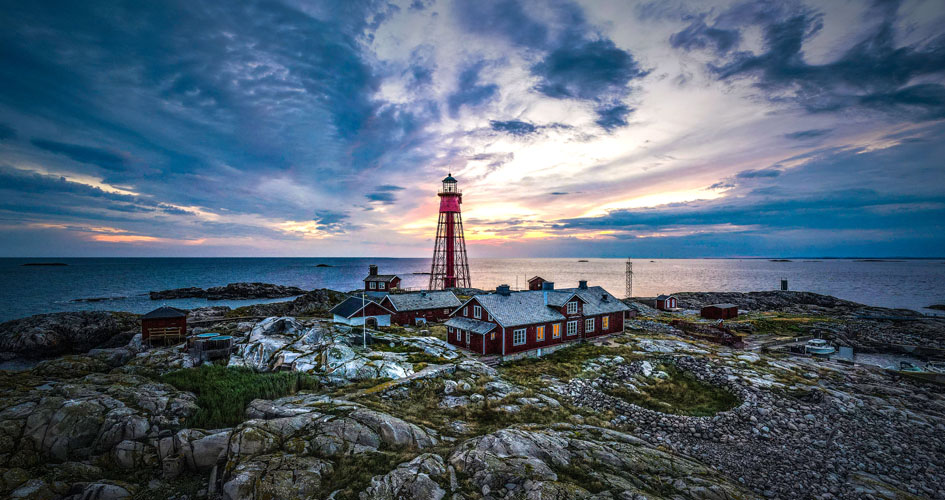 Lighthouse at the harbor